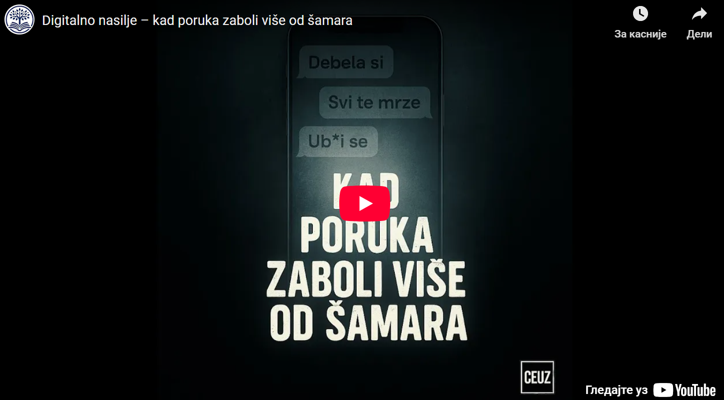 Digitalno nasilje – kad poruka zaboli više od šamara